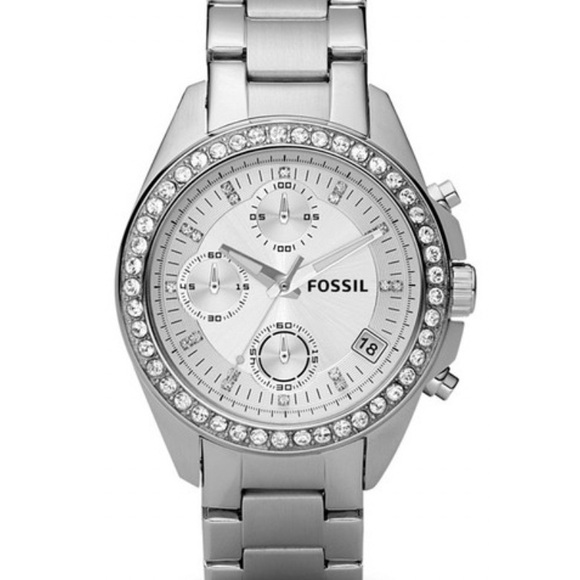 Silver Fossil Watch - Picture 3 of 4